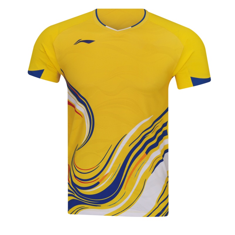 

Футболка для бадминтона Li-Ning Badminton Competition Collection унисекс Dynamic Yellow