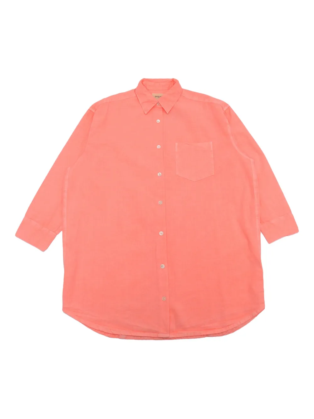 

Платье-рубашка с застежкой на пуговицах и карманами Winie Bellerose Kids, розовый