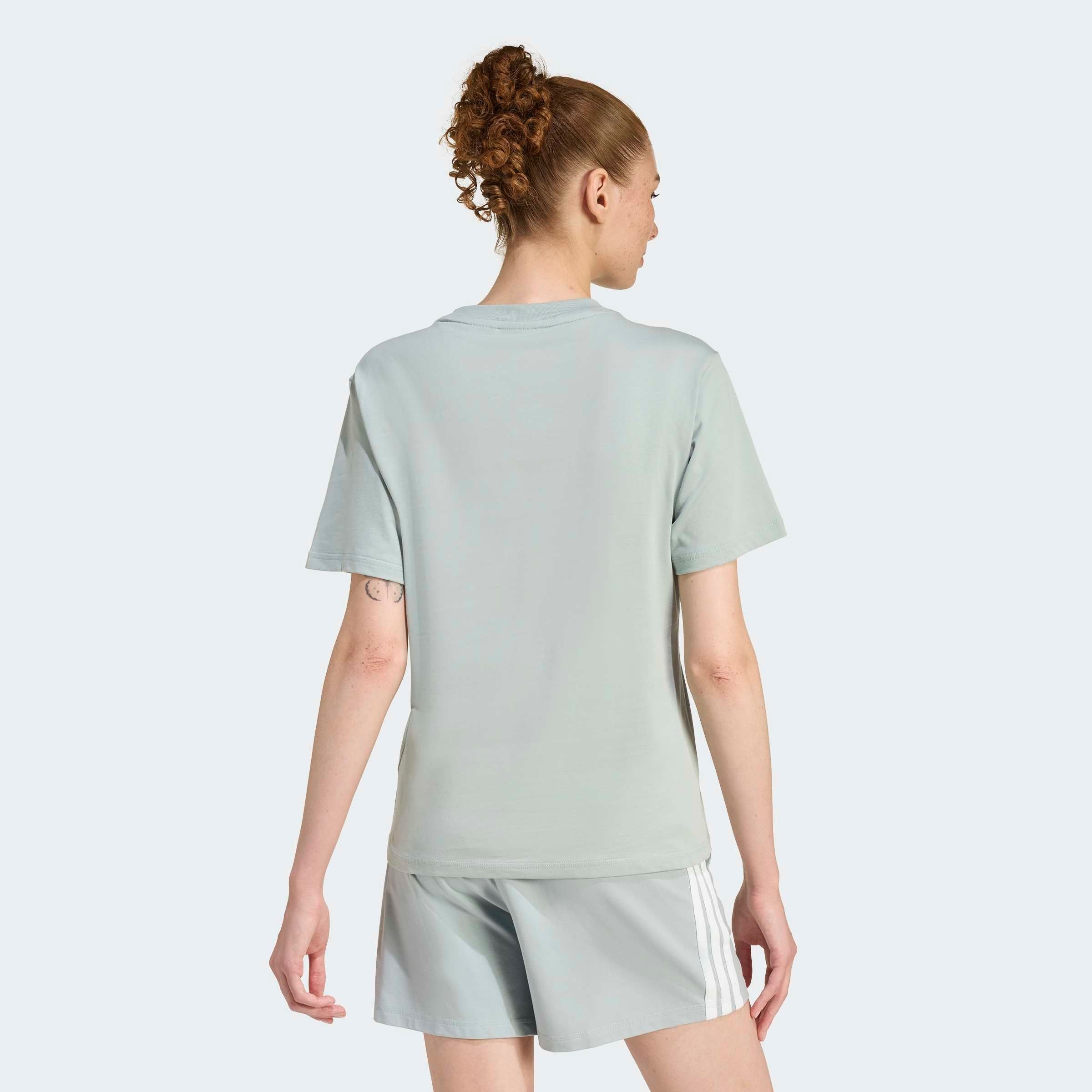 Adidas Sportswear Футболка Performance в сером цвете — фото 4