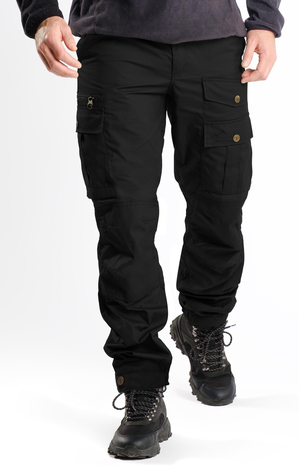 

Брюки Normani Outdoor Sports Herren Wanderhose Outdoorhose, черный