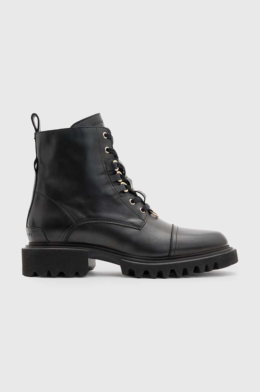 

Кожаные ботильоны AllSaints Lydia Boot, черный