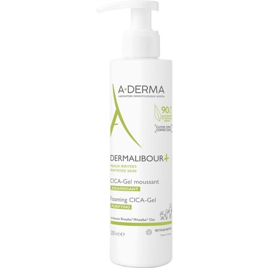 

Гель для умывания раздраженной кожи, 200 мл A-derma, Dermalibour+ Cica