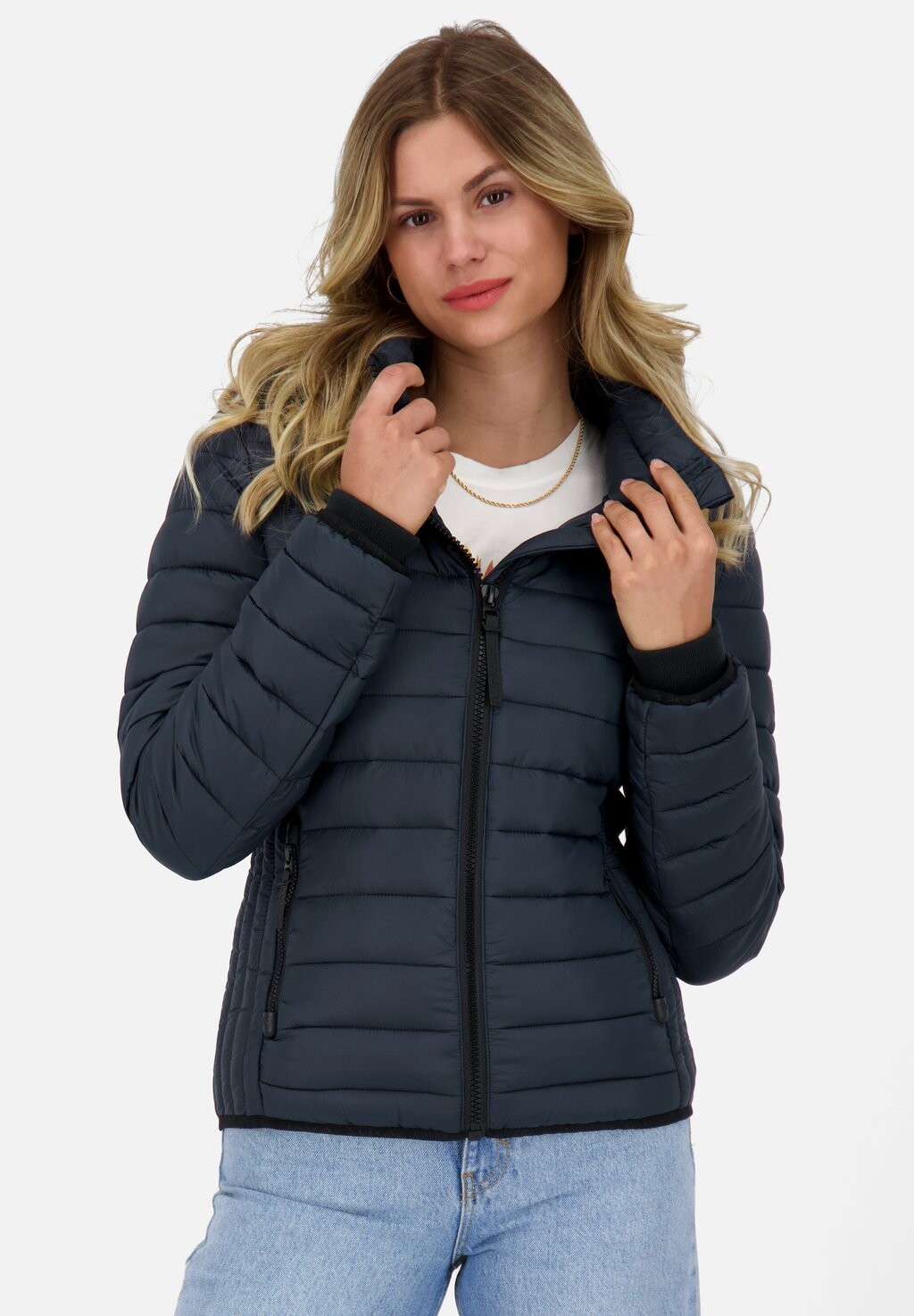 

Куртка зимняя Nadjaak A Puffer Übergangs alife & kickin, цвет marine