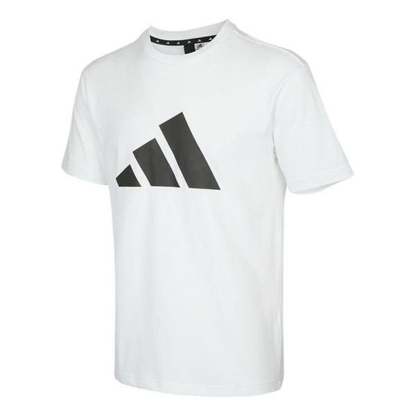 

Футболка Men's adidas FI 3B Tee Athleisure Casual Sports Round Neck Short White T-Shirt, мультиколор