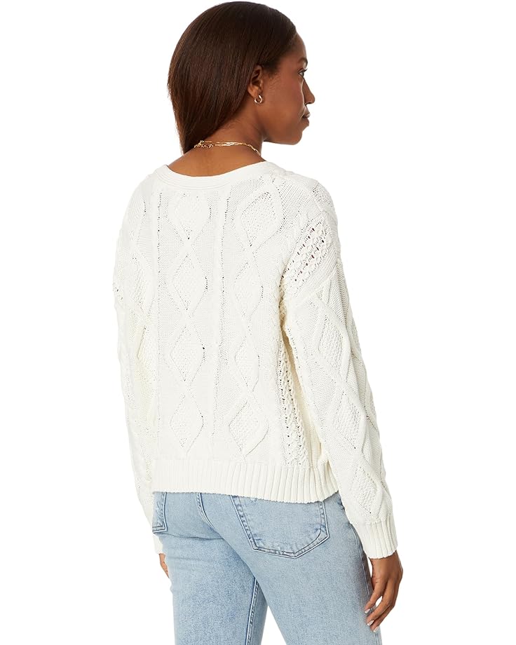 

Свитер Lucky Brand Cable Stitch Cardigan, кремовый