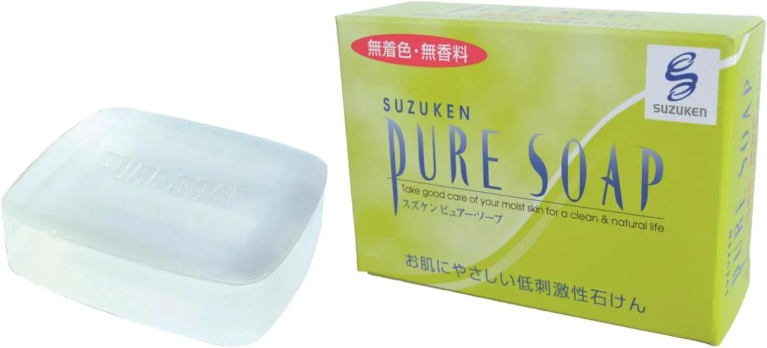 Мыло прозрачное Suzuki Pure Soap, 100 г — фото 2