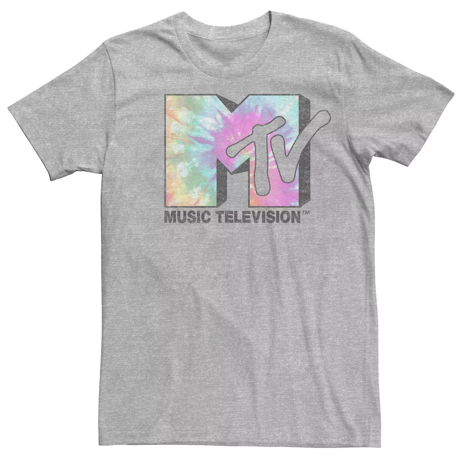 

Мужская футболка с логотипом MTV Vintage Tie Dye Licensed Character
