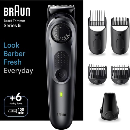 

Триммер для бороды серии 5 BT5450 с насадками для укладки Braun
