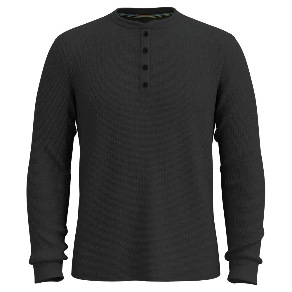 

Футболка Smartwool Waffle long sleeve, черный