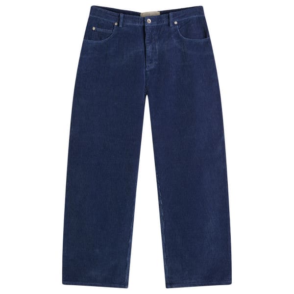 

Брюки с широкими штанинами Folk, washed индиго cord