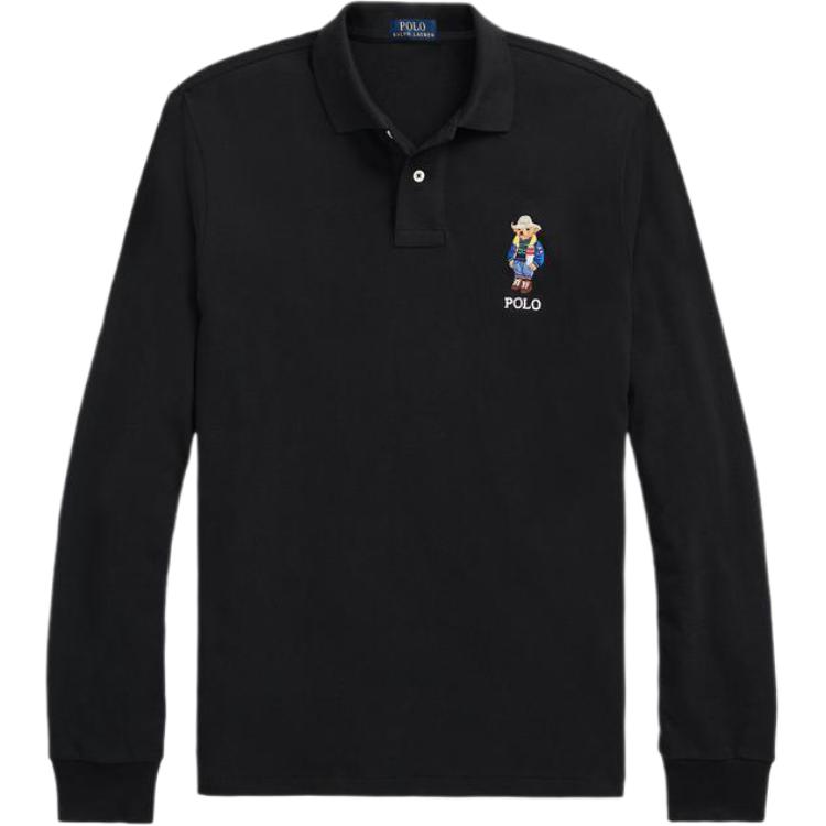 

Футболка поло мужская черная FW22 Polo Ralph Lauren