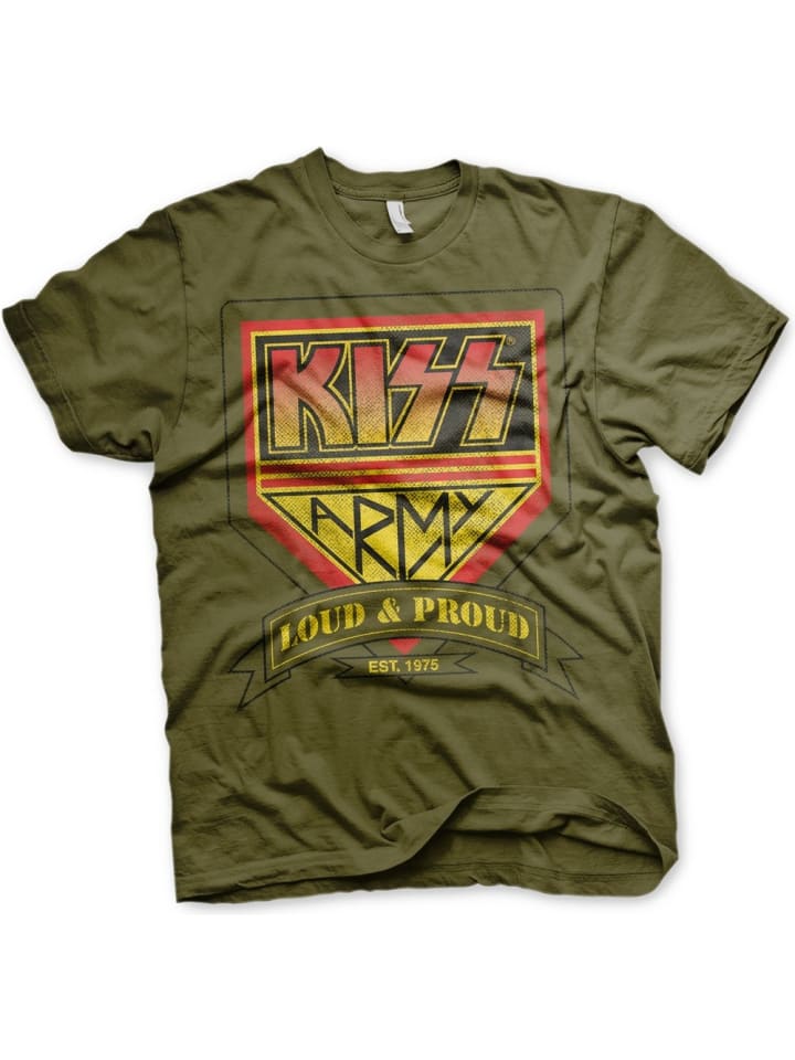 

Футболка Kiss, зеленый