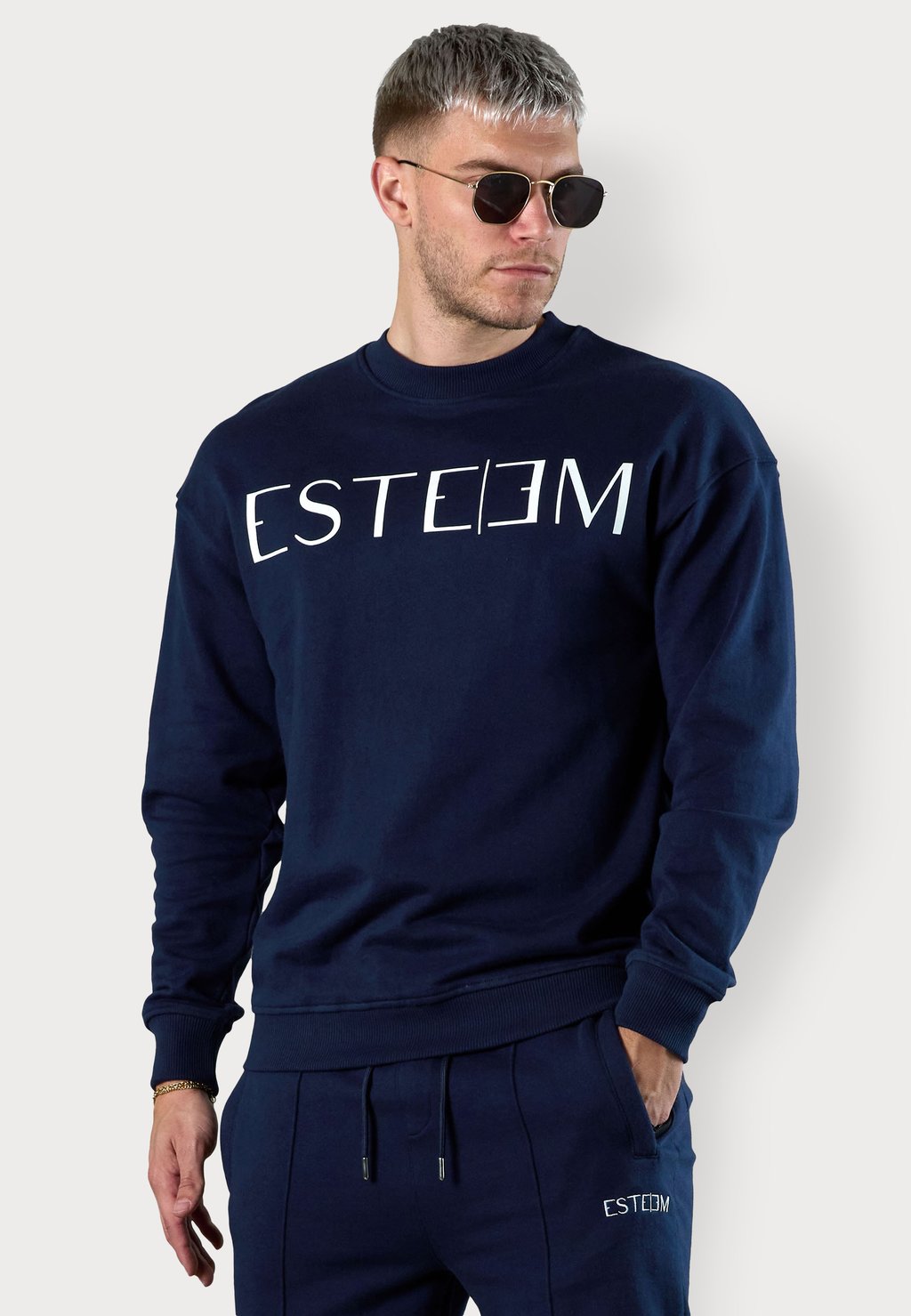 

Толстовка LETTERING 3.0 ESTEEM, темно-синий