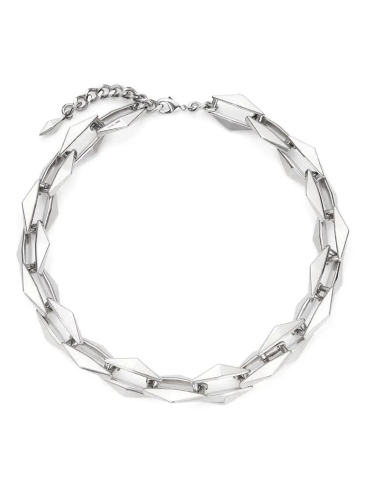 

Ожерелье Jimmy Choo Diamond Chain, серебристый