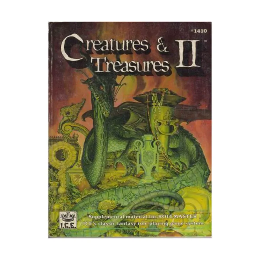 

Creatures & Treasures II, Rolemaster (2nd Edition), мягкая обложка