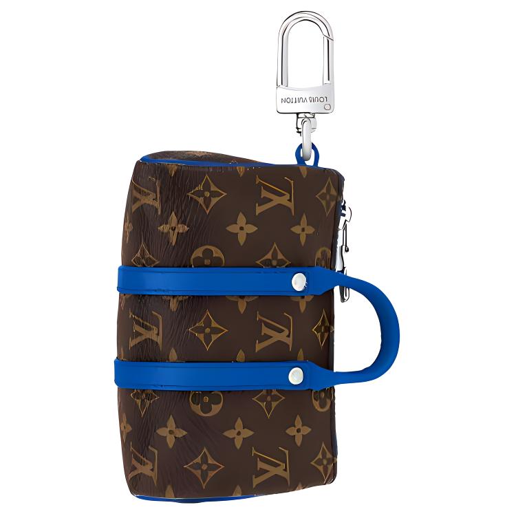 

LOUIS VUITTON Мини-кипол из холста с кожаным брелоком, Blue