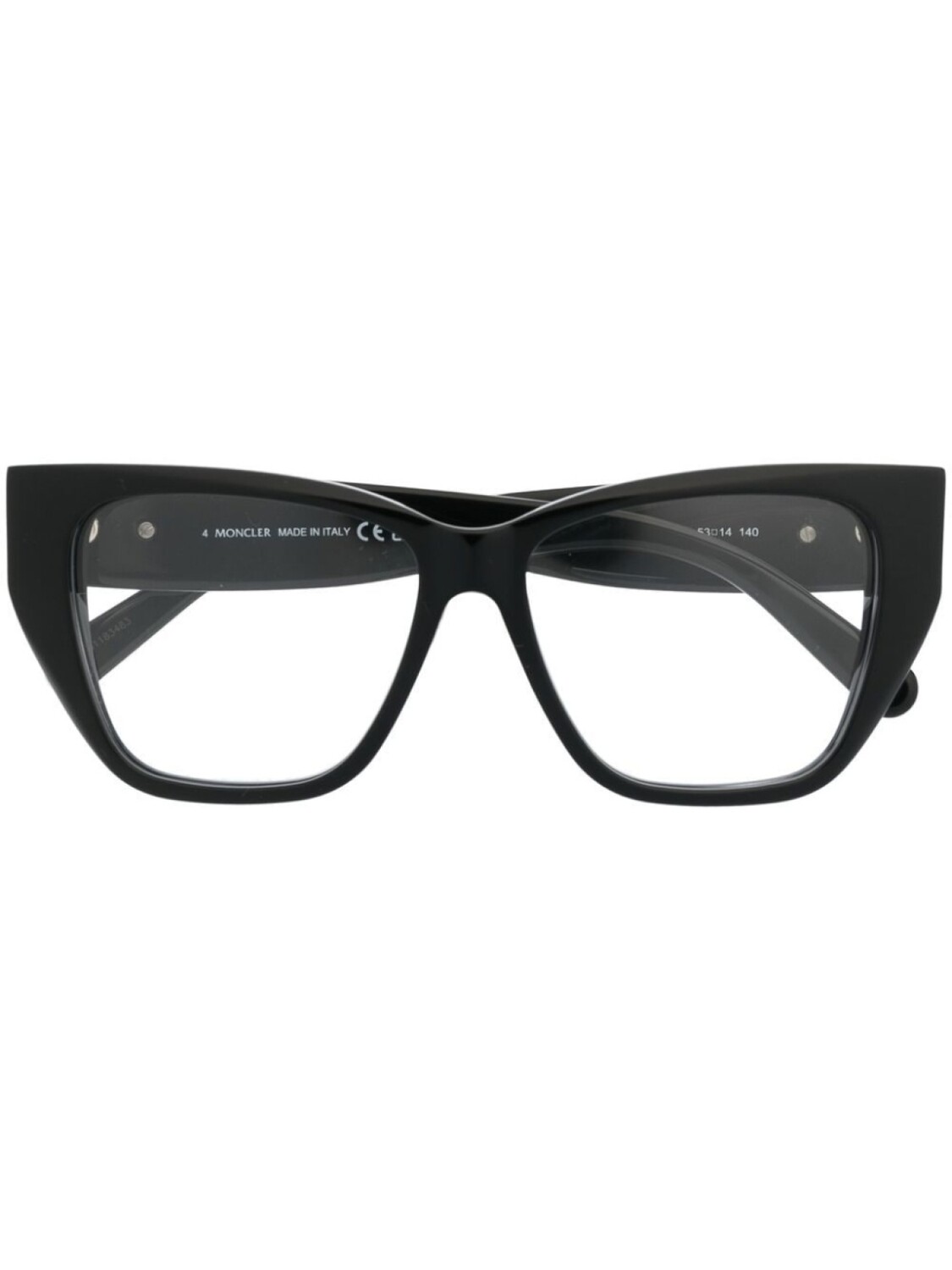 

Moncler Eyewear очки с логотипом, черный