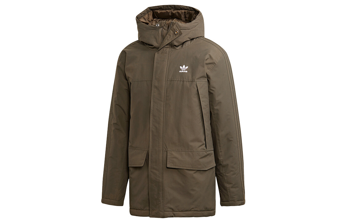 

Мужская стеганая куртка Adidas Originals, цвет Brown