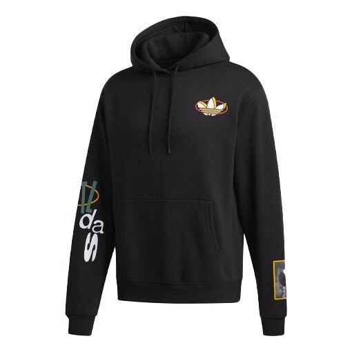 

Толстовка adidas originals Streetball Hood Casual Sports Black, черный