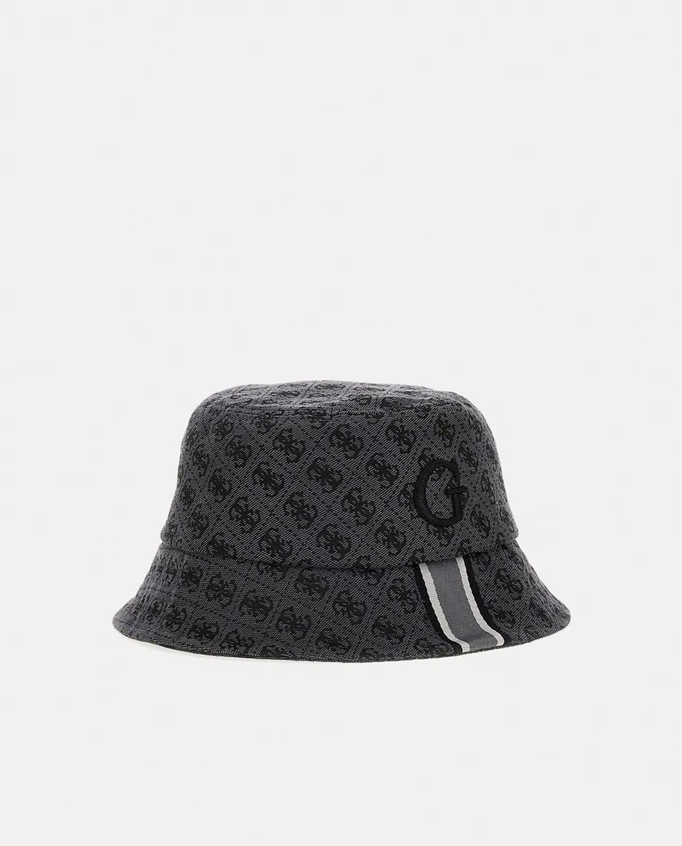 

Жаккардовая мужская шапка Amsterdam Rain Guess, серый