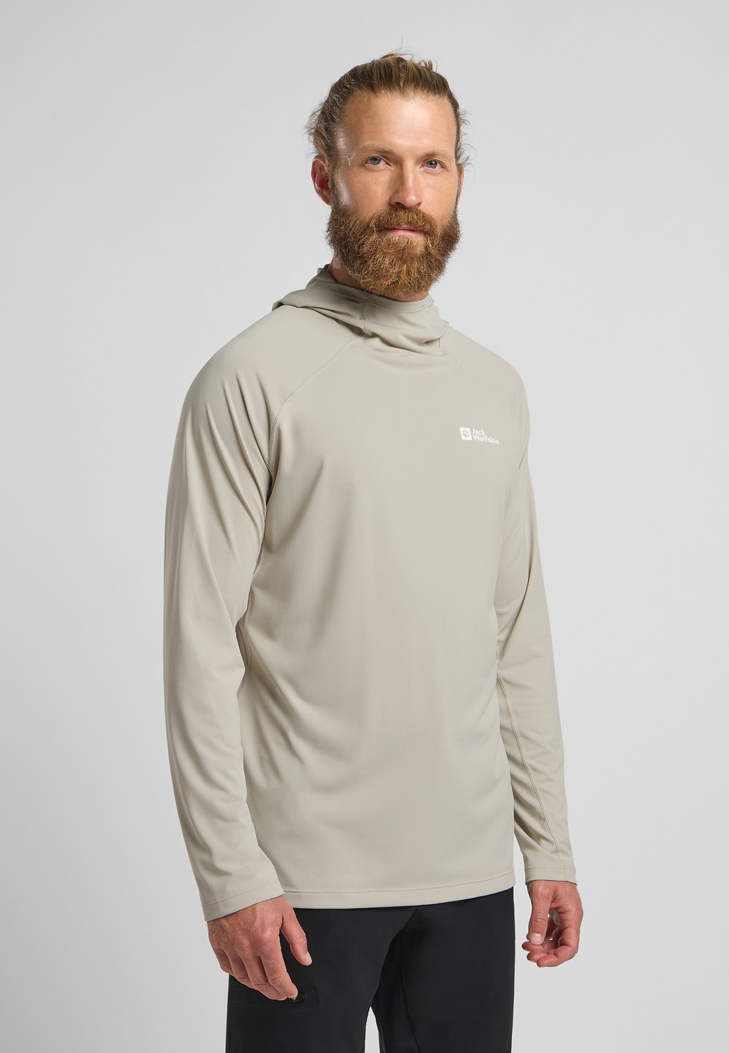 

Лонгслив PRELIGHT SWIFT - Hoodie Jack Wolfskin, серый