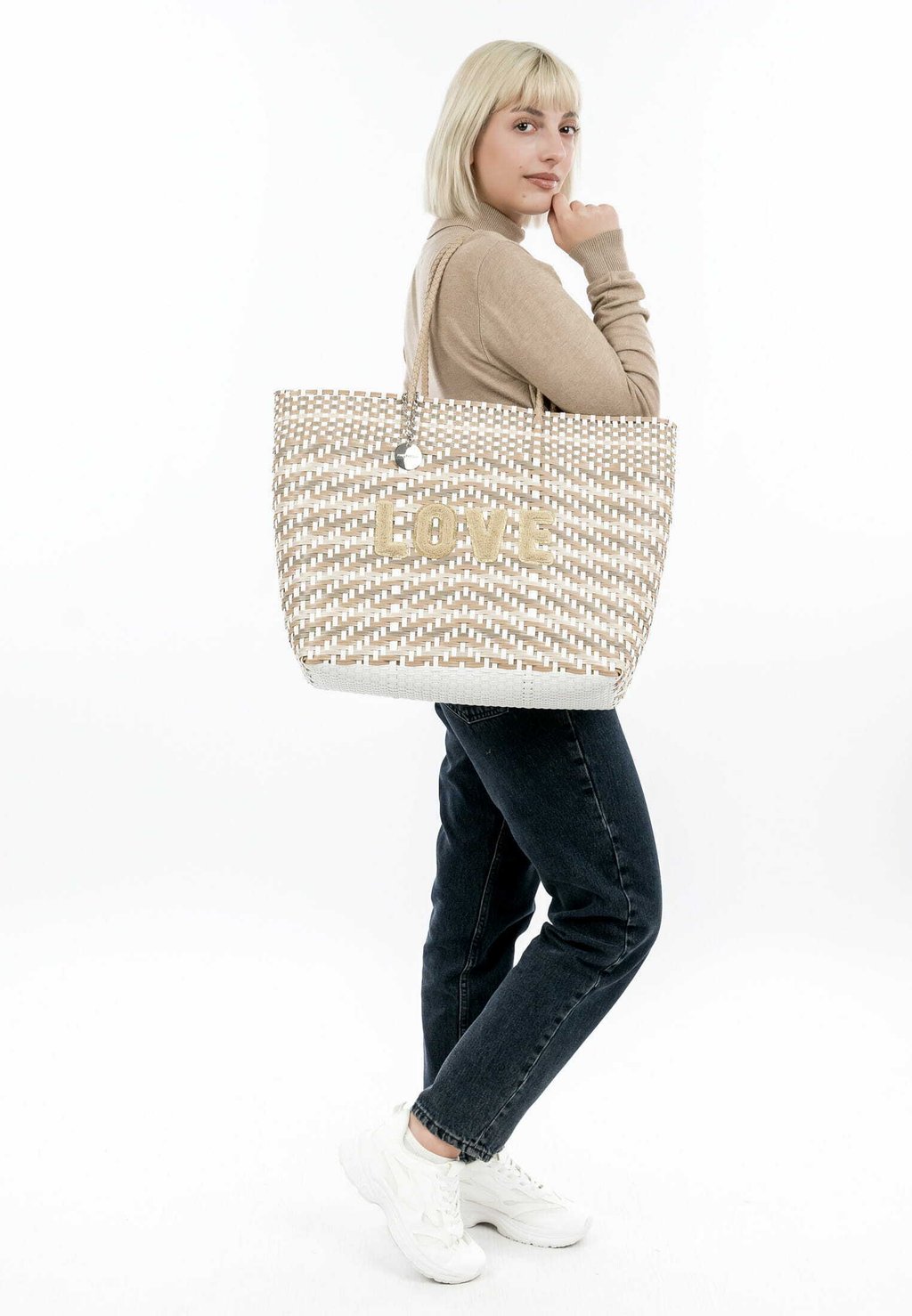 

Сумка-тоут SHOPPER Emily & Noah, коричневый