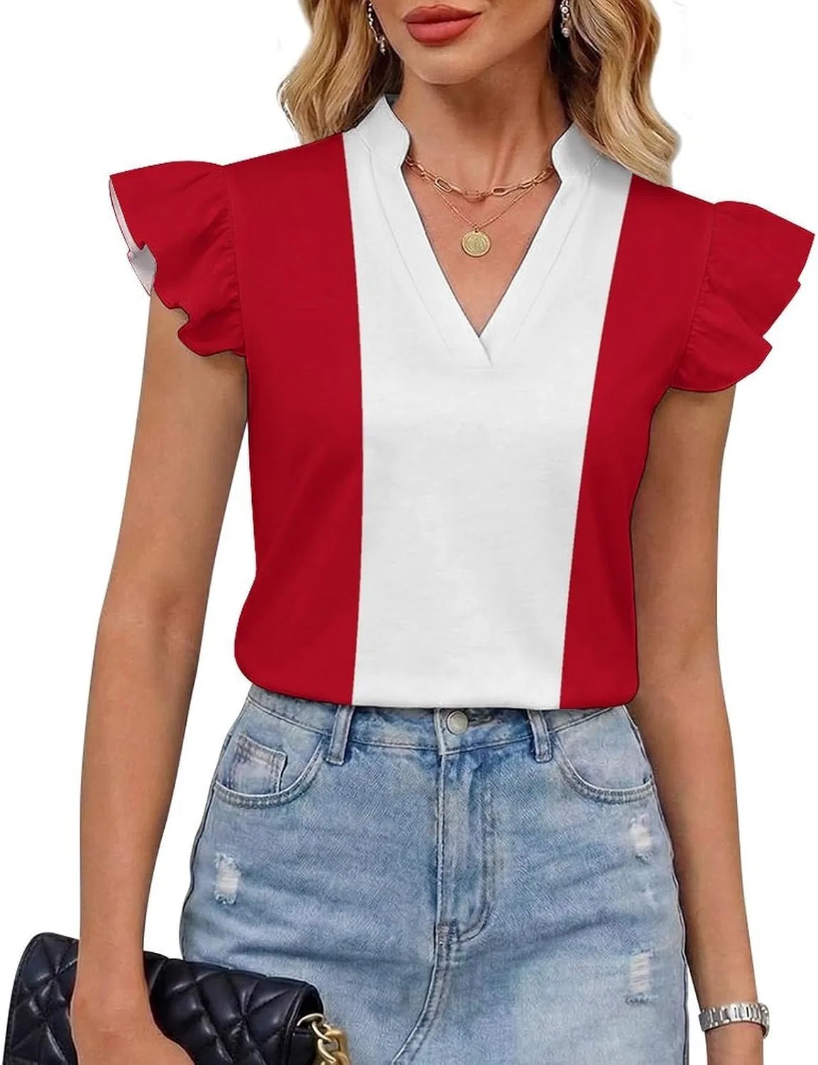 Женский топ без рукавов палестинский флаг, Generic, белый-6