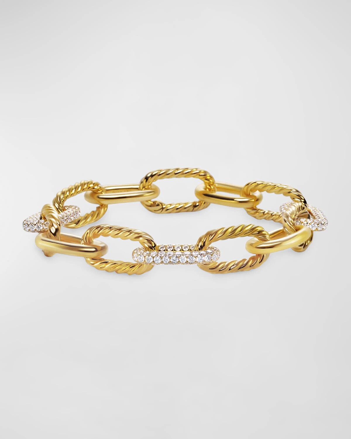 

Браслет-цепочка Madison из 18-каратного золота с бриллиантами David Yurman, цвет Diamond