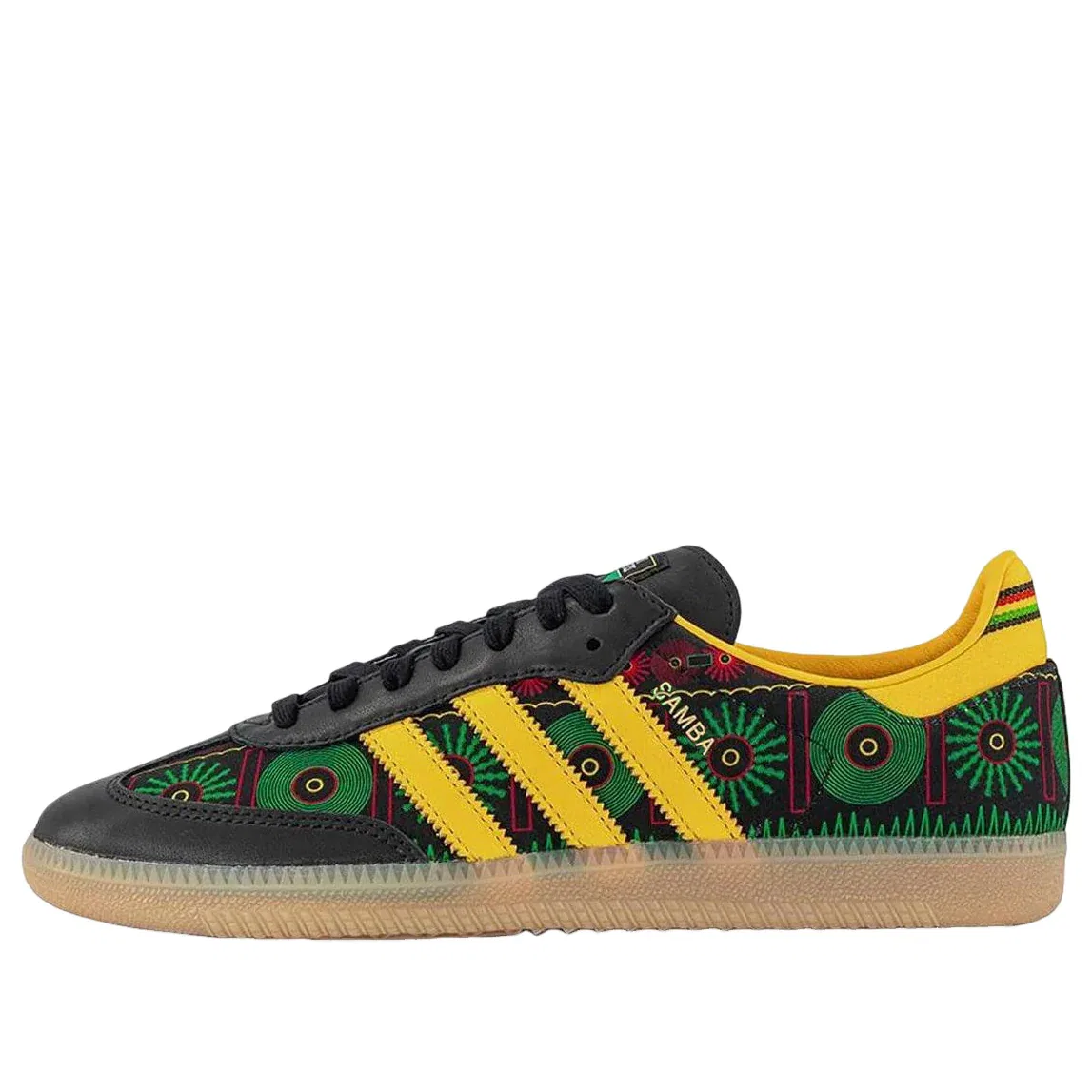 Кроссовки Adidas Samba OG Bob Marley Football Is Freedom 'Core Black Bold Gold Pure Ruby' KI8571, черный