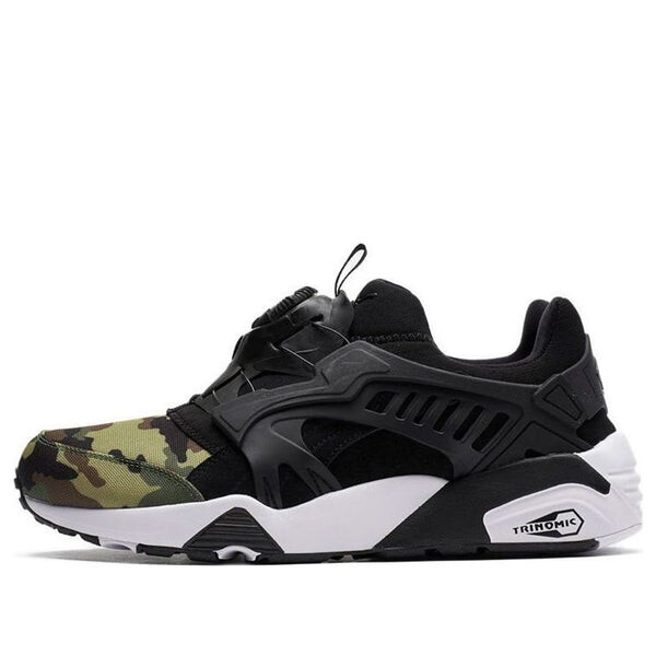 

Кроссовки disc blaze camo 'black white' Puma, черный