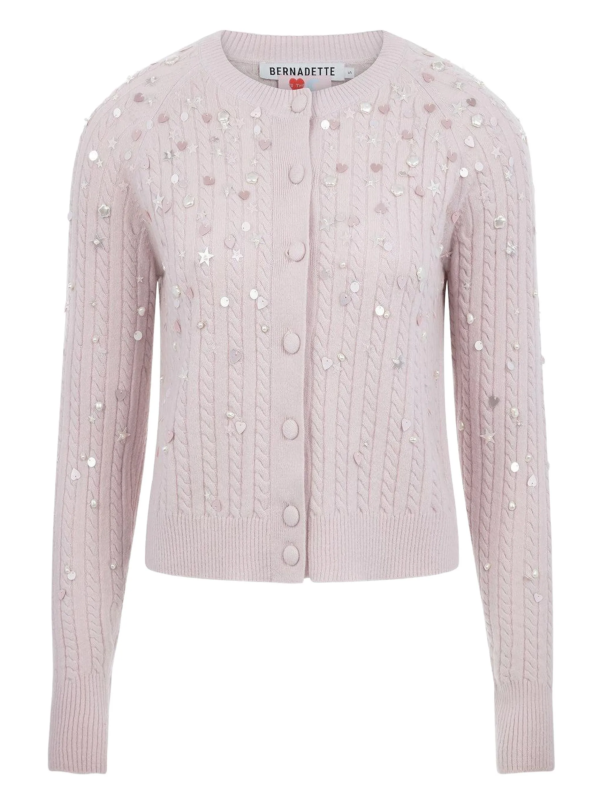 

Декорированный кардиган Gilberte Bernadette, розовый