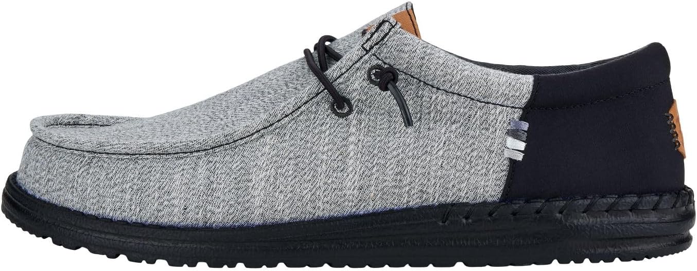 

Кроссовки Hey Dude Wally Funk Nylon Craft Heydude, черный/серый