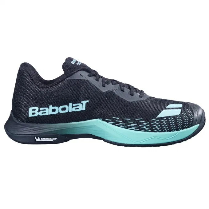 Мужские кроссовки для бадминтона «Shadow Spirit 2» от Babolat, Bk/Cyn — фото 2
