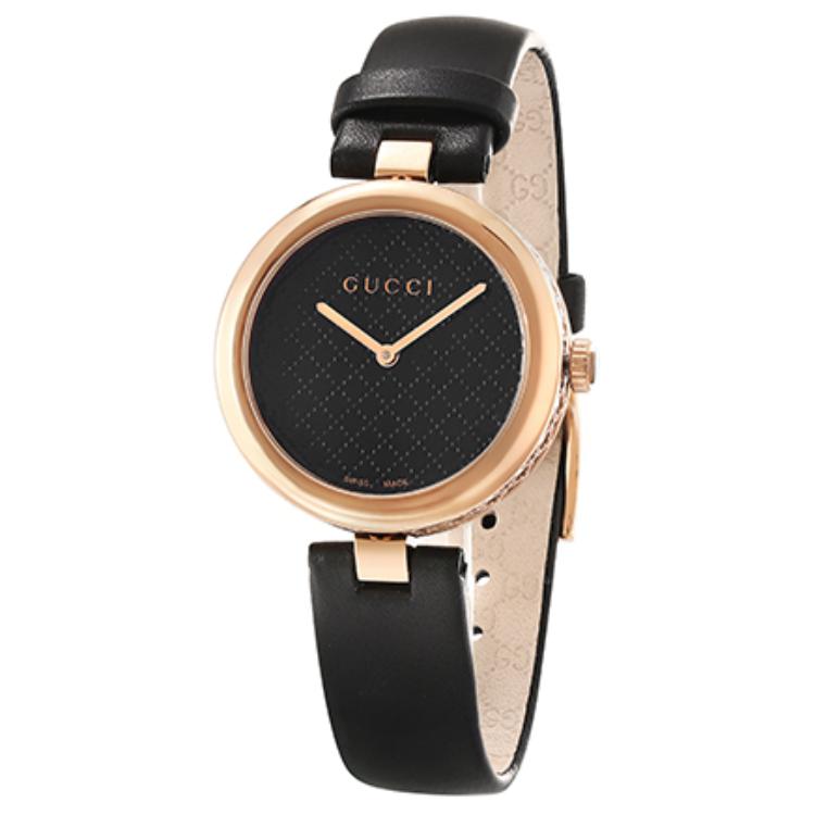 

GUCCI Часы Diamantissima Collection Wrist Watch Quartz Movement Leather Strap Black Dial Women's Watch