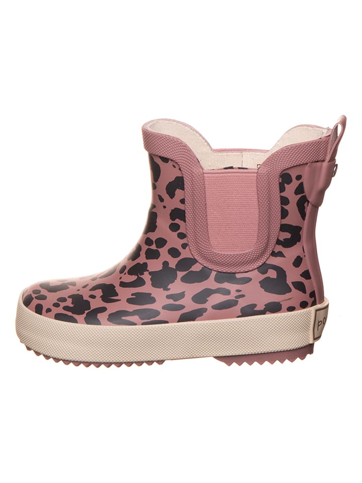 

POM POM Розовые/черные резиновые сапоги