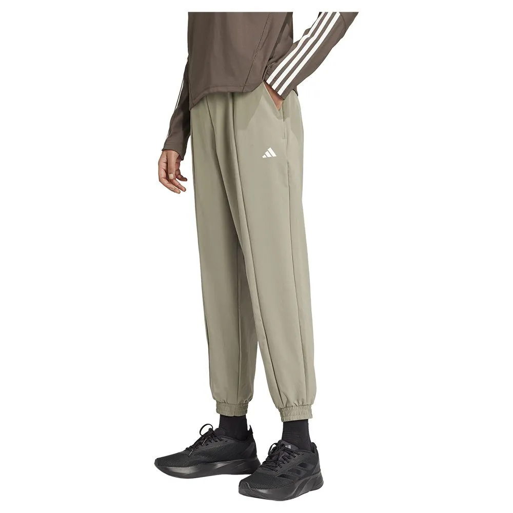

Джоггеры adidas Aeroready Train Essentials Minimal Branding Woven, серебряный
