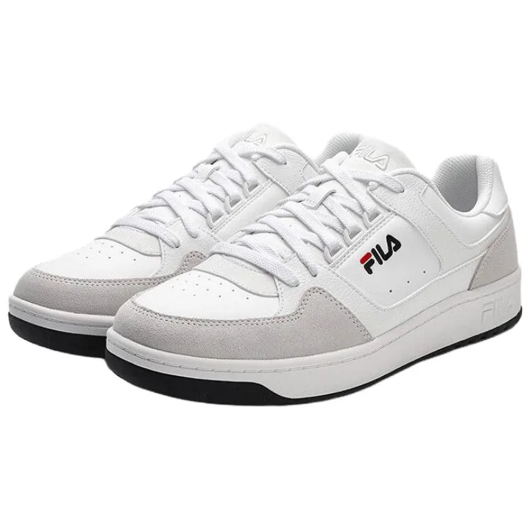 FILA CHIC Lightweight Low top Skateboard Shoes мужские бело-серые — фото 3