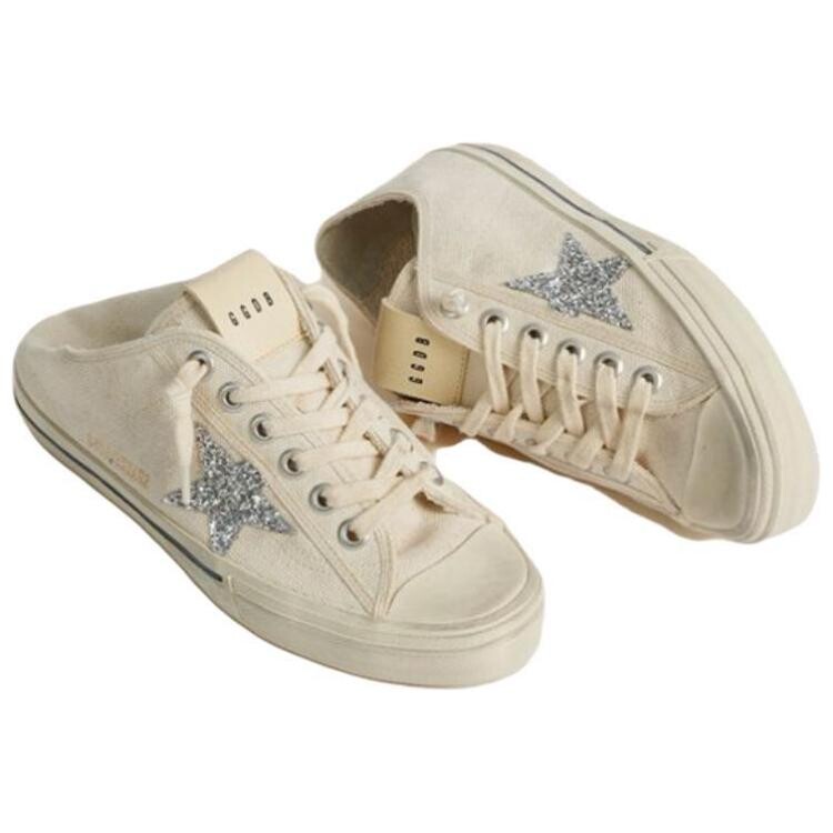 Кроссовки женские Golden Goose V-Star 2 Skateboarding, бежевый — фото 3