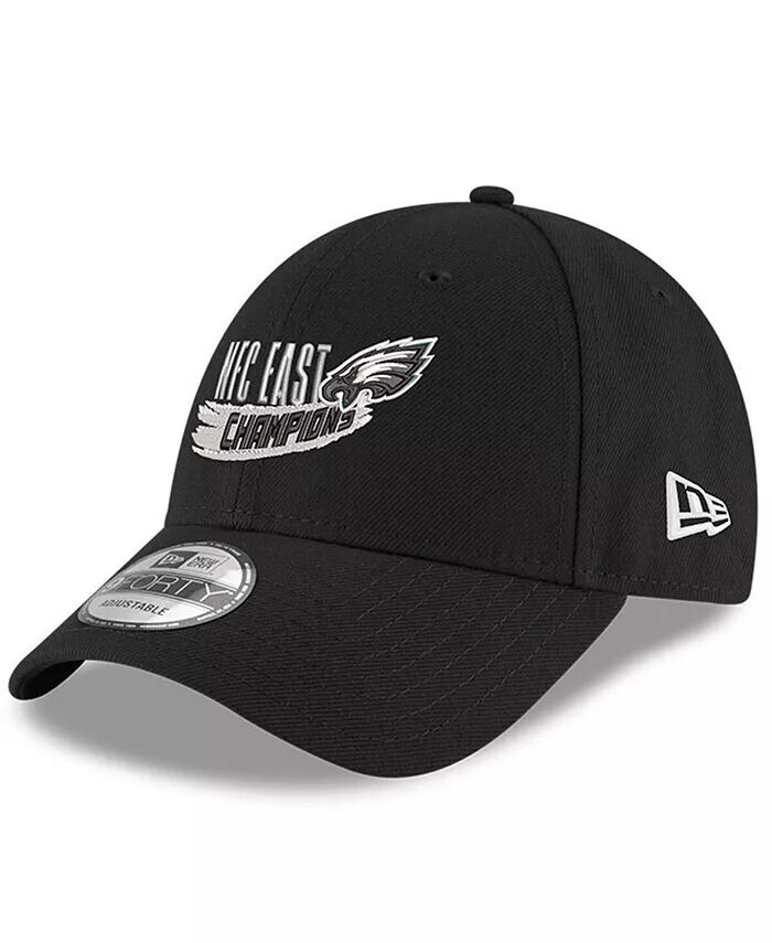 

Мужская черная регулируемая кепка Philadelphia Eagles 2022 NFC East Division Champions 9FORTY New Era