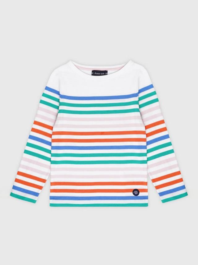 

Детская матросская кофта с длинными рукавами из хлопка Armor Lux, Multi Stripe