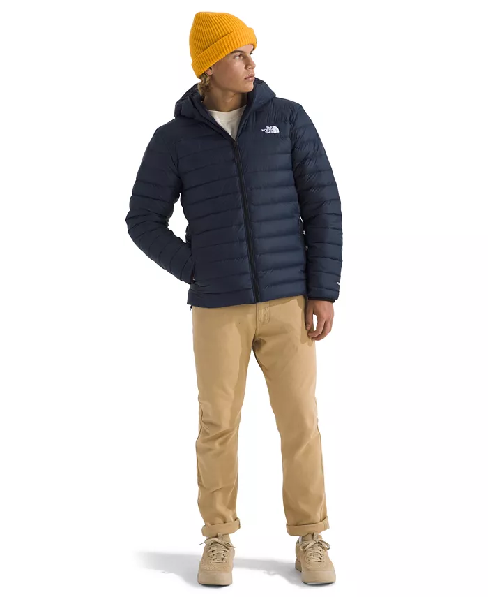 

Мужская классическая куртка с капюшоном на пуховом утеплителе The North Face, синий