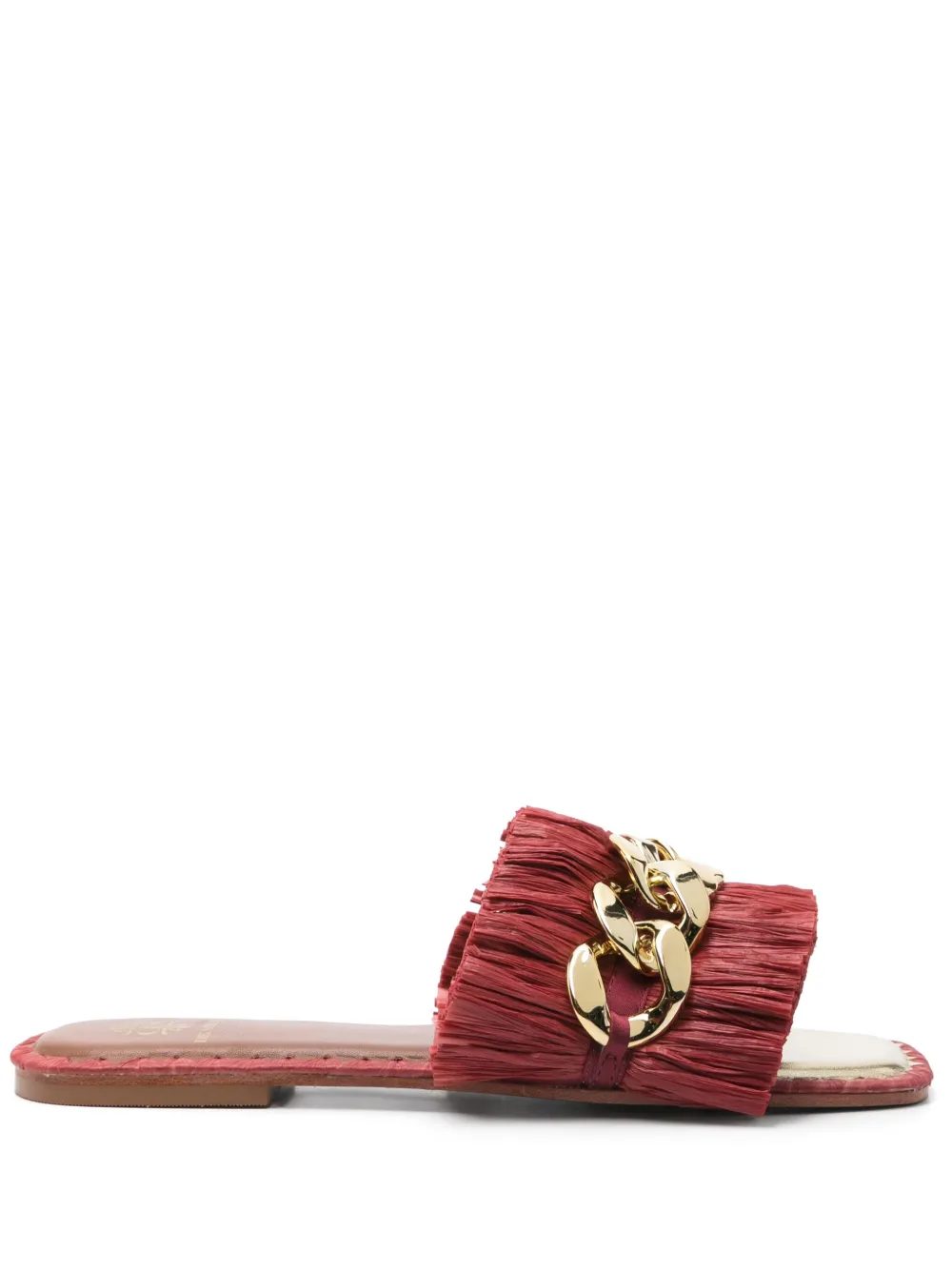 Сандалии с цепочкой DE SIENA SHOES, красный
