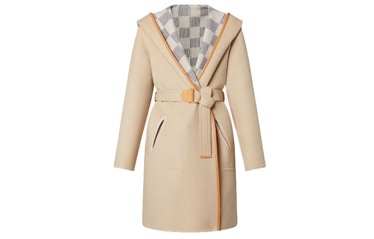 

Новые квартальные продукты LV Coat Women's Beige Louis Vuitton