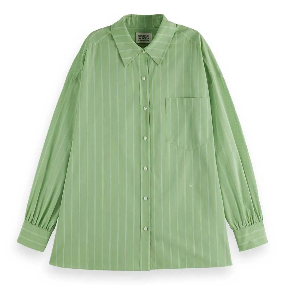 

Рубашка с длинным рукавом Scotch & Soda U9B00679T, зеленый
