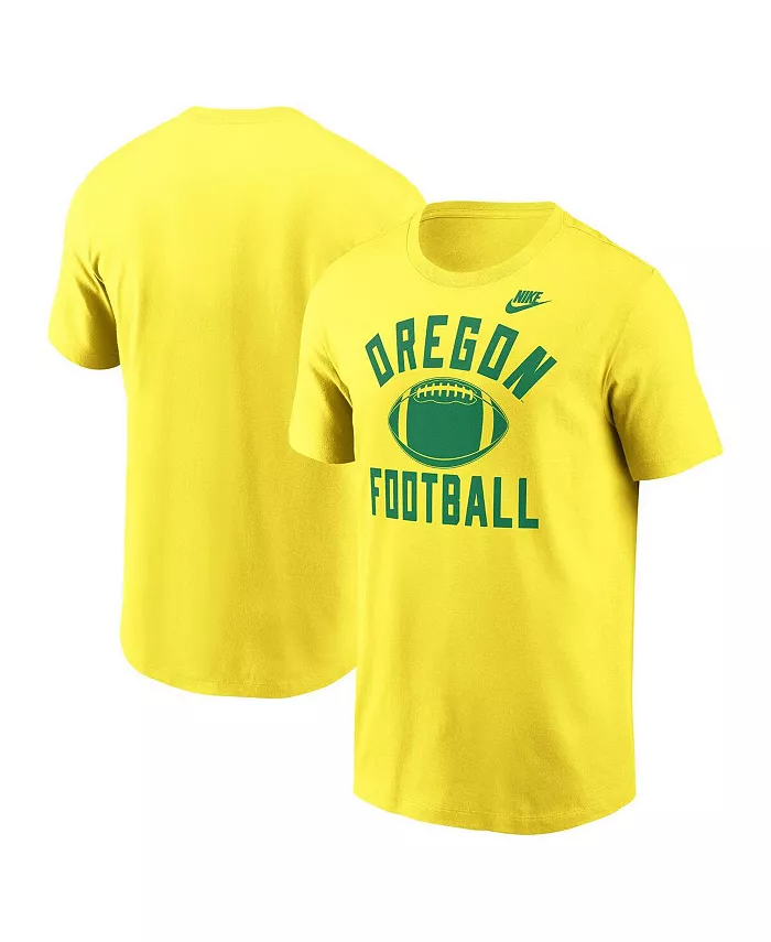 

Мужская футболка Oregon Ducks Legacy Football Icon желтого цвета Nike