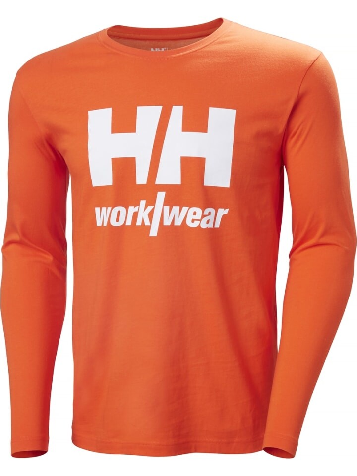 

Лонгслив Helly Hansen Longsleeve, оранжевый