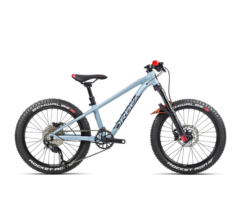 

Детский велосипед Orbea Laufey 20 H10 Голубовато-серый - Ярко-красный (глянец)