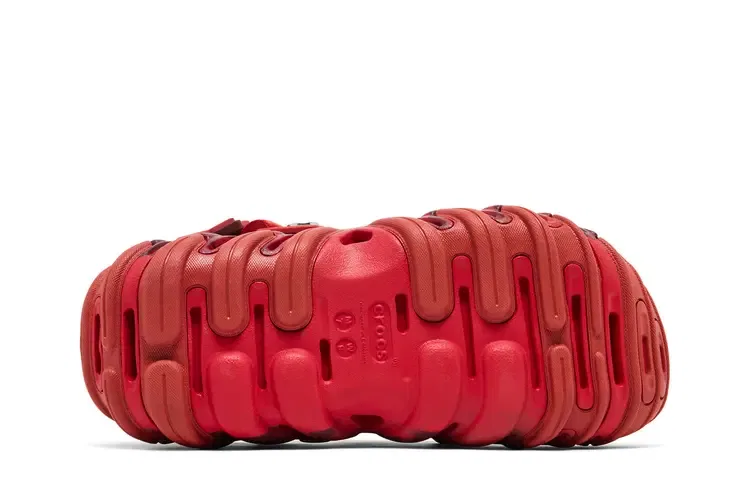 Сабо BAPE x Crocs Echo RO Clog, красный — фото 4