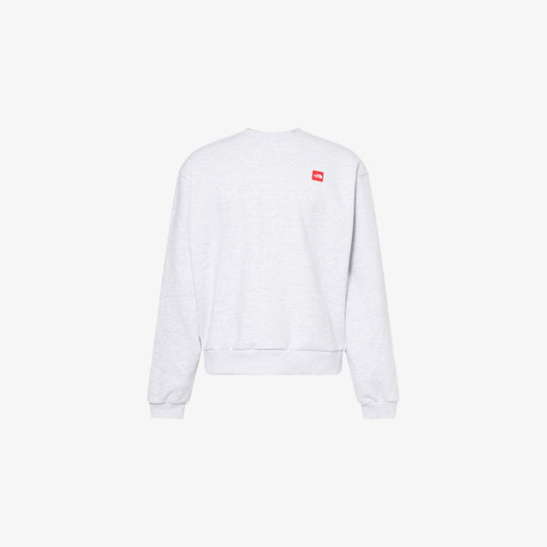 

Свитшот из хлопкового микса с логотипом Redbox The North Face, серый