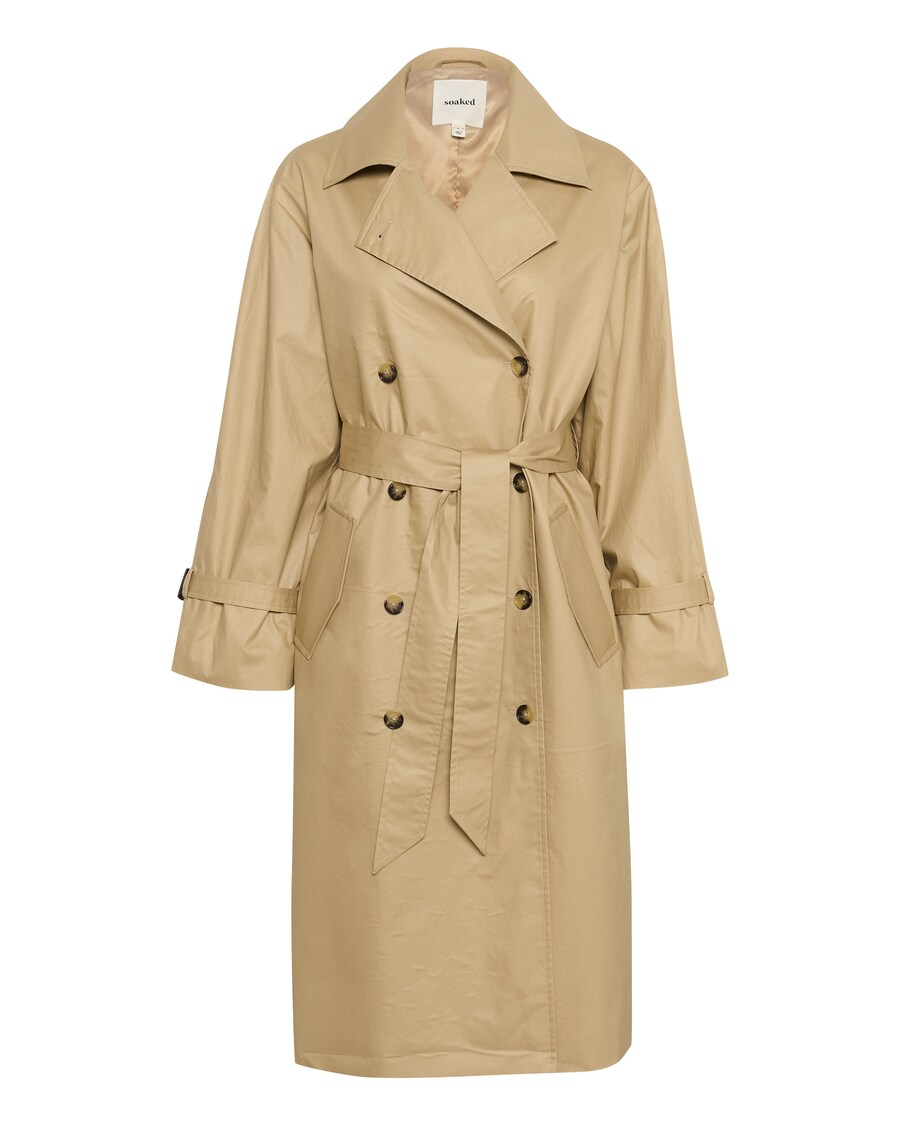 

Пальто межсезонное SOAKED IN LUXURY Favne, бежевый
